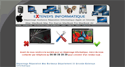 Desktop Screenshot of depannagemac.eu